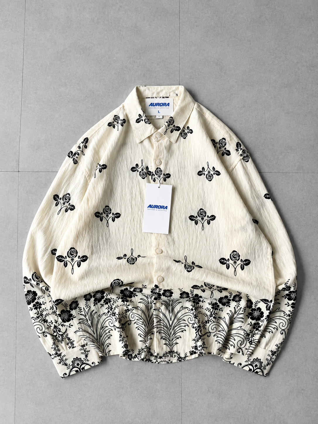FLORAL LINEN DROP