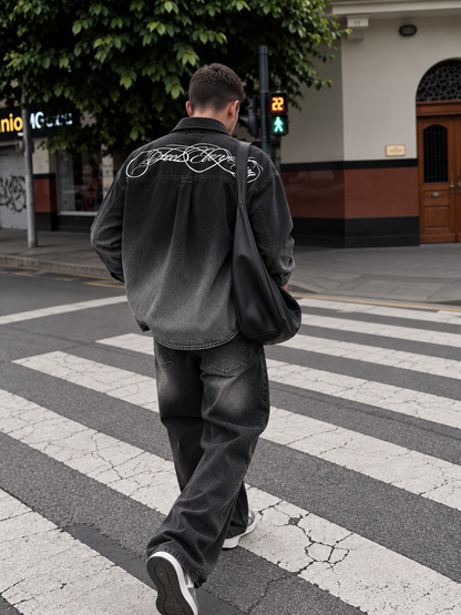 Feel Everything — Faded Denim Shirt