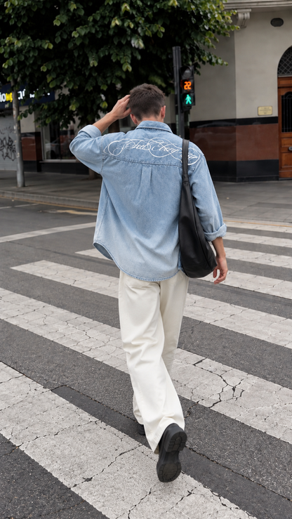 Feel Everything — Faded Denim Shirt