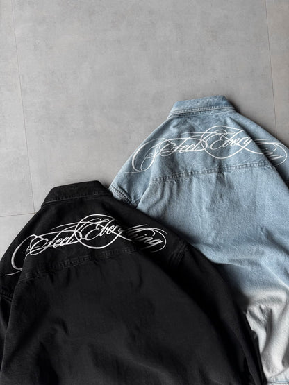 Feel Everything — Faded Denim Shirt