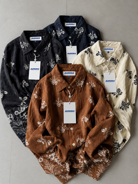 FLORAL LINEN DROP
