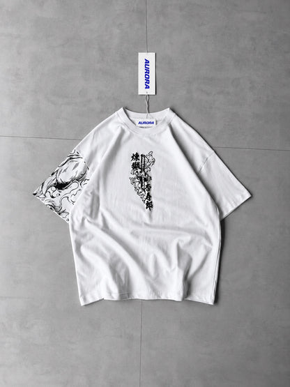Anime Ink Graphic Tee — White