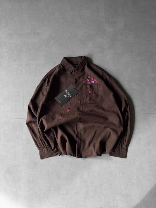 🌸 FALLING FLOWER EMBROIDERY SHIRT