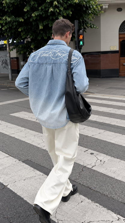 Feel Everything — Faded Denim Shirt